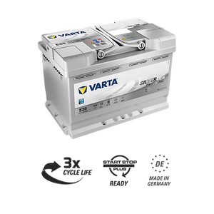 VARTA Silver Dynamic AGM - Jeep Wrangler JK/JKU (2012-2018) 652/E39 Premium Replacement Battery