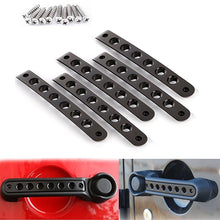 Load image into Gallery viewer, Door handle Inserts for Wrangler JK JKU (Black / Red / Silver)