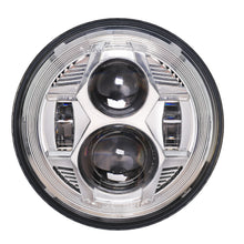 Load image into Gallery viewer, Headlights 'CHROME' Avenger LED for Wrangler JK JKU TJ (pair)
