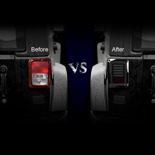 Load image into Gallery viewer, TAIL LIGHTS - DARK STRIPE LED replacement for Wrangler JK JKU (pair)