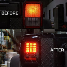 Load image into Gallery viewer, TAIL LIGHTS - CLEAR DOT LED replacement for Wrangler JK JKU (pair)