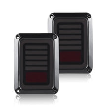 Load image into Gallery viewer, TAIL LIGHTS - DARK STRIPE LED replacement for Wrangler JK JKU (pair)