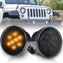 Load image into Gallery viewer, Indicators LED - Front Grill for Wrangler JK JKU (pair)