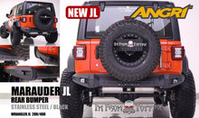 Load image into Gallery viewer, Topfire Marauder IV Stainless Steel / Steel Rear Bumper for Wrangler JL JLU
