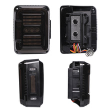 Load image into Gallery viewer, TAIL LIGHTS - CEE 'C' BLACKED LED replacement for Wrangler JK JKU (pair)