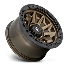 Load image into Gallery viewer, FUEL OFFROAD 'Covert' D696 - Bronze 17" Rims with Black Lip (set of 5 Jeep 9J 5x127) -12