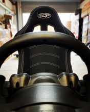 Load image into Gallery viewer, PRO SIM RIG CHASSIS + Integrated Screen System (On Rig) - 'Black Series Shifter'