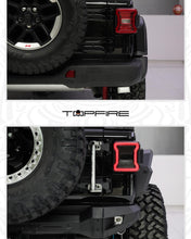 Load image into Gallery viewer, Topfire Marauder IV Stainless Steel / Steel Rear Bumper for Wrangler JL JLU