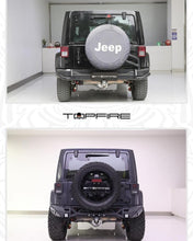Load image into Gallery viewer, Topfire Fragment II Stainless Steel Rear Bumper (Long) for Wrangler JK JKU