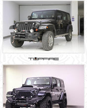 Load image into Gallery viewer, Topfire Fragment II Stainless Steel Front Bumper (Long) for Wrangler JK JKU