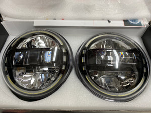 LED Headlights 'KONG JL-Style' with DRL for Wrangler JK/JKU/TJ (pair) A+ 'Philips' LED