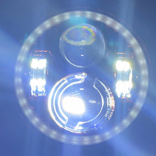 Load image into Gallery viewer, Headlights Black Avenger LED DRL Halo for Wrangler JK JKU TJ (pair)