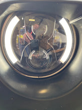 Load image into Gallery viewer, LED Headlights 'SideSlice' with DRL, Clone for Wrangler JK JKU TJ (pair)