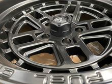 Load image into Gallery viewer, FUEL OFFROAD 'NITRO' 17" D667 - Satin Black 17" Rims 9J (set of 5 Jeep 5/127 -12) JK / JL