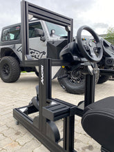 Load image into Gallery viewer, PRO SIM RIG CHASSIS + Integrated Screen System (On Rig) - 'Black Series Shifter'