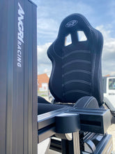 Load image into Gallery viewer, PRO SIM RIG CHASSIS + Integrated Screen System (On Rig) - 'Black Series Shifter'
