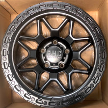 Load image into Gallery viewer, RHC 'SNARE' Rims 17" - Satin Black (set of 5 for Jeep 5x127 17/9 -12 offset)