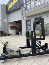 Load image into Gallery viewer, KARTPRO &#39;Black Series&#39; KARTING SIM RIG (MINI Kart) with Integrated Screen Mount System
