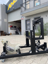 Load image into Gallery viewer, KARTPRO &#39;Black Series&#39; KARTING SIM RIG (SNR Kart) with Integrated Screen Mount System
