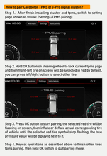 Load image into Gallery viewer, TPMS Sensors for CAROBOTOR J Pro - for Jeep Wrangler JK/JKU (2007-2020)
