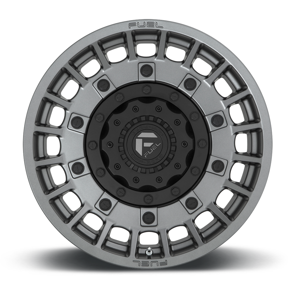 FUEL OFFROAD 'MILITIA' 20" D726 - Anthracite with Black Ring 20" Rims -18 (set of 5 Jeep 5x127/114)