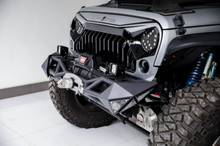 Load image into Gallery viewer, Topfire Fragment II Stainless Steel Front Bumper (Stubby) for Wrangler JK JKU