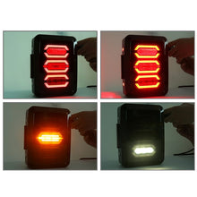 Load image into Gallery viewer, TAIL LIGHTS - HEX SMOKED LED replacement for Wrangler JK JKU (pair)