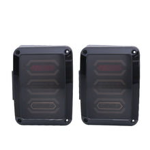 Load image into Gallery viewer, TAIL LIGHTS - HEX SMOKED LED replacement for Wrangler JK JKU (pair)