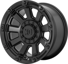 Load image into Gallery viewer, XD852 GAUNTLET rims - 17" Satin Black (set of 5 Jeep 5x127 5x139.7 -0 offset)