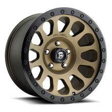 Load image into Gallery viewer, FUEL OFFROAD 'VECTOR' 17" D600- Matte Bronze - Black Ring 17/9 Rims (set of 5 Jeep 5x127 - 12) JK, JL, Gladiator