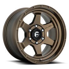 Load image into Gallery viewer, FUEL OFFROAD 'Shok' 17" D666 - Matte Bronze 17" Rims 9J -12 (set of 5 Jeep 5x127)