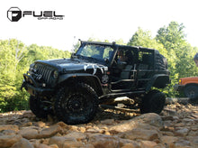 Load image into Gallery viewer, FUEL OFFROAD 'Krank' 17" D517 - Matte Black Milled 17" 9J Rims -12 (set of 5 Jeep 5x127 and 5x114)