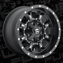 Load image into Gallery viewer, FUEL OFFROAD 'Krank' 17" D517 - Matte Black Milled 17" 9J Rims -12 (set of 5 Jeep 5x127 and 5x114)