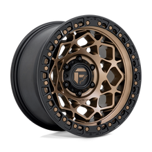 Load image into Gallery viewer, FUEL OFFROAD 'UNIT' 17" D785 - Bronze with Black Ring 17" Rims -12 (set of 5 Jeep 5/127)