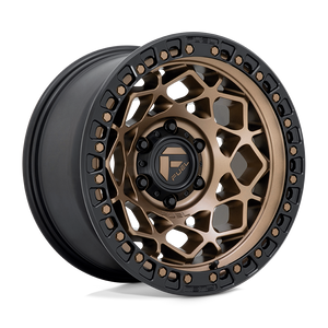 FUEL OFFROAD 'UNIT' 17" D785 - Bronze with Black Ring 17" Rims -12 (set of 5 Jeep 5/127)