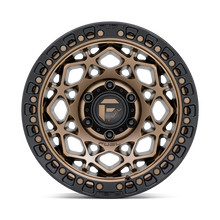Load image into Gallery viewer, FUEL OFFROAD 'UNIT' 17" D785 - Bronze with Black Ring 17" Rims -12 (set of 5 Jeep 5/127)
