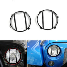 Load image into Gallery viewer, Stainless Steel Head Lamp Protection for Jeep Wrangler JK / JKU