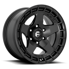 Load image into Gallery viewer, FUEL OFFROAD 'WARP' 17" D733 - Satin Black 17" Rims -12 (set of 5 Jeep 5/127)