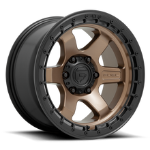 Load image into Gallery viewer, FUEL OFFROAD &#39;BLOCK&#39; 17&quot; D751 - Matte Bronze with Black Rim 17/9 Rims (set of 5 Jeep 5x127 -12)
