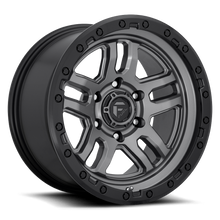 Load image into Gallery viewer, FUEL OFFROAD 'AMMO' 17" D701 - Matte Anthracite with Black Ring 17/9 Rims -12 (set of 5 Jeep 5x127 -12)