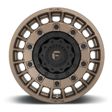 Load image into Gallery viewer, FUEL OFFROAD 'MILITIA' 17" D725 - Bronze with Inner Black Ring (set of 5 Jeep 5x127 / 5x114) -12