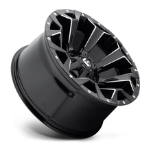 Load image into Gallery viewer, FUEL OFFROAD 'Assault' 17" D576 - Gloss Black Milled 17" 9J Rims -12 (set of 5 Jeep 5x127 and 5x114)