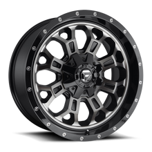 Load image into Gallery viewer, FUEL OFFROAD 'CRUSH' 17" D561 - Gloss Black Tinted 17" 9J Rims -12 (set of 5 Jeep 5x127 and 5x114)
