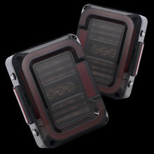 Load image into Gallery viewer, TAIL LIGHTS - CEE 'C' SMOKE LED replacement for Wrangler JK JKU (pair)