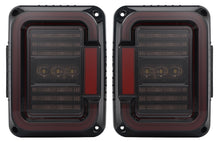 Load image into Gallery viewer, TAIL LIGHTS - CEE 'C' SMOKE LED replacement for Wrangler JK JKU (pair)