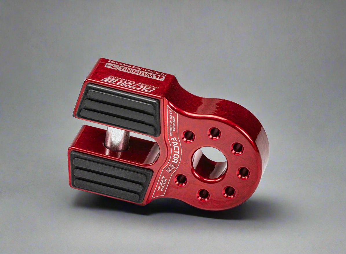 FACTOR 55 FlatLink - Folding Winch Shackle (GENUINE PRODUCT) - Red