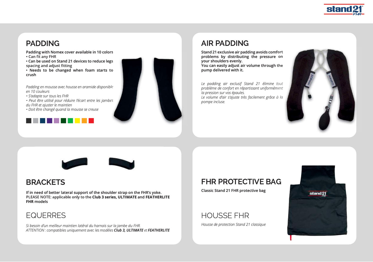 STAND21 Club III Series 3 FHR Lightweight (Hans) Device - 20 degree