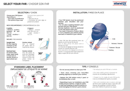 STAND21 Club III Series 3 FHR Lightweight (Hans) Device - 20 degree