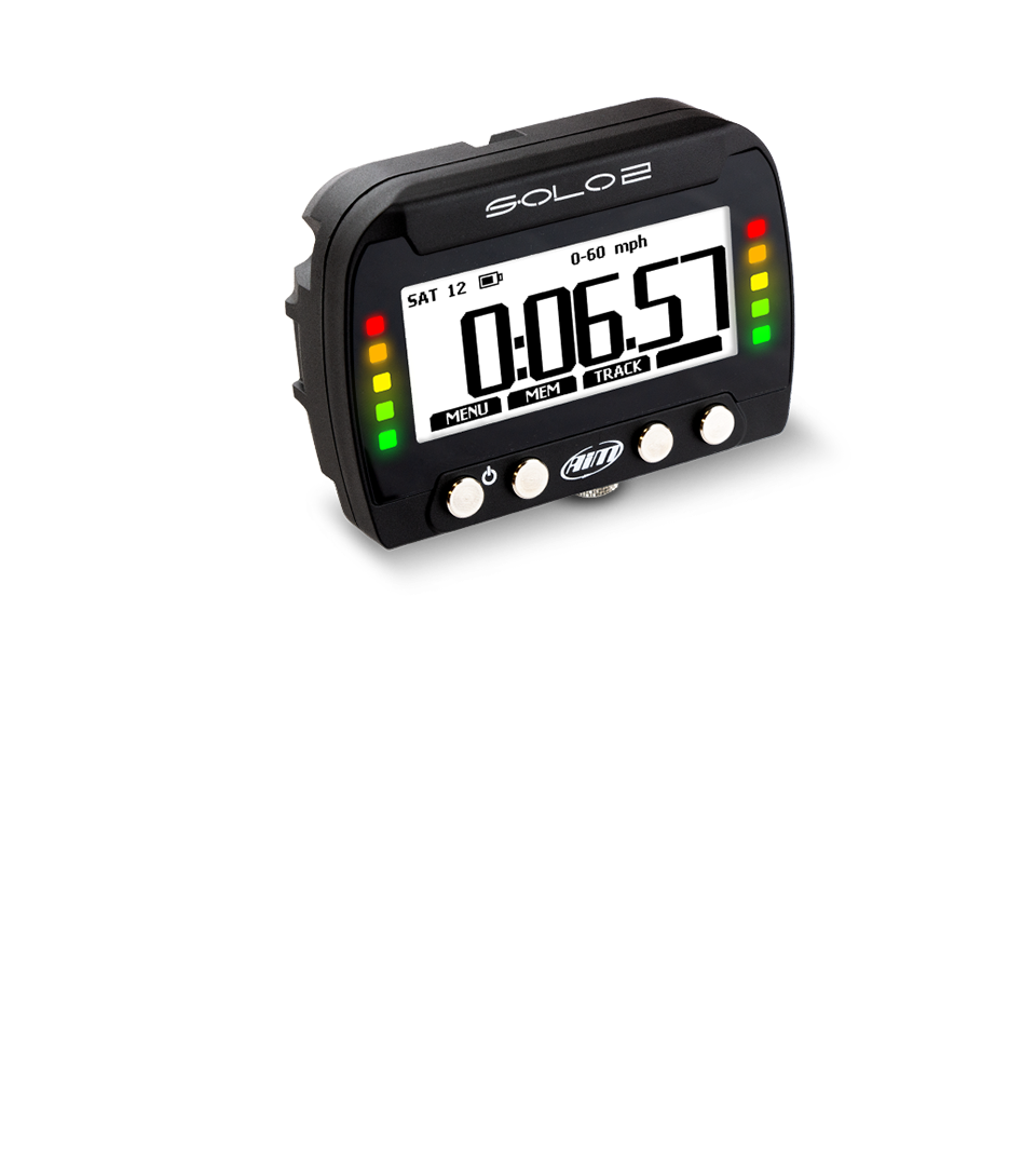 AIM SOLO 2 GPS Track Racing Lap Timer