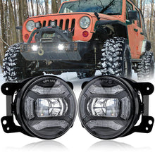 Load image into Gallery viewer, FOG Lights &#39;KONG&#39; 4&quot; LED WITH DRL for JK/JKU/JL/Gladiator (pair)
